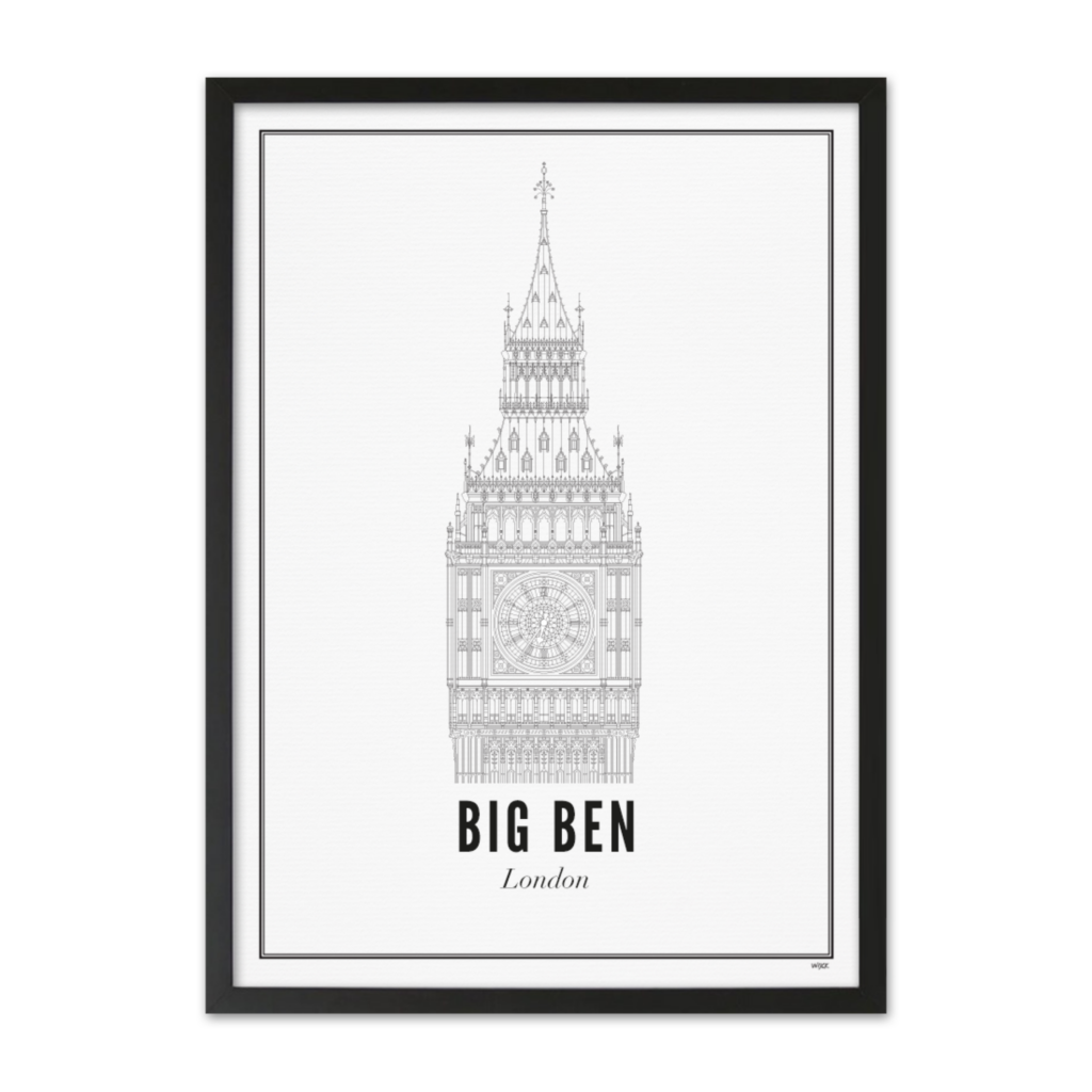 Poster von London - Big Ben | WIJCK.