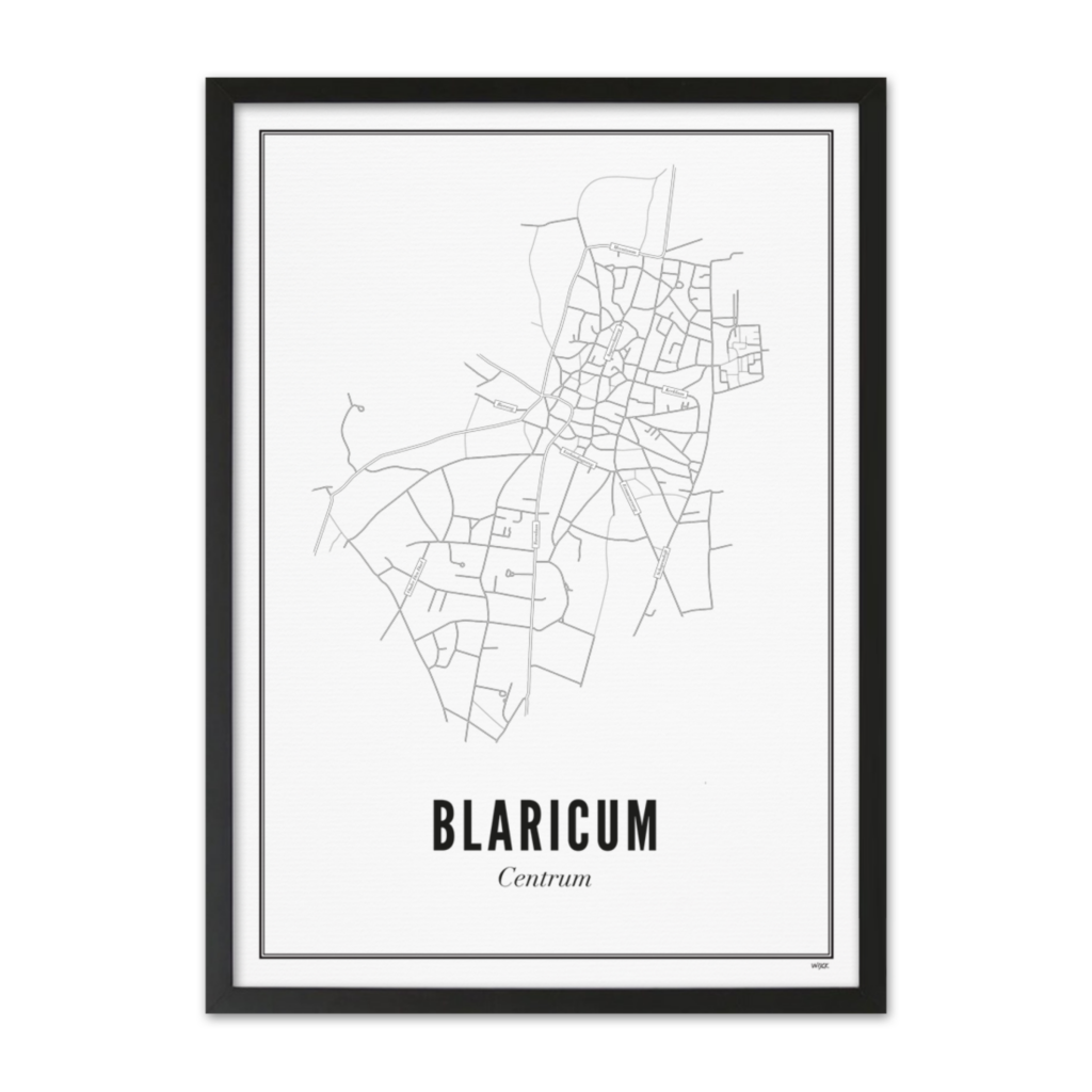 Poster van Blaricum - Centrum | WIJCK. 