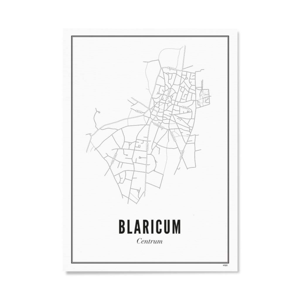 Poster van Blaricum - Centrum | WIJCK. 