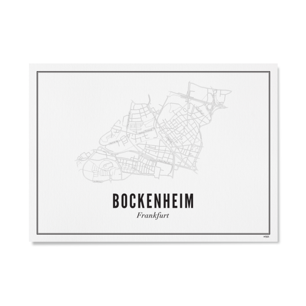 Affiches de Francfort - Bockenheim | WIJCK.