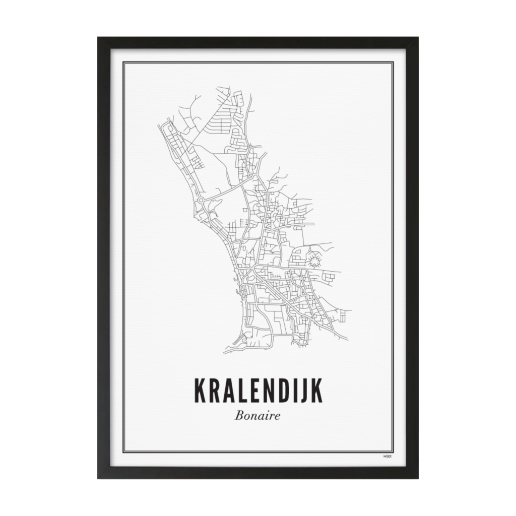 Poster of Kralendijk - City | WIJCK.