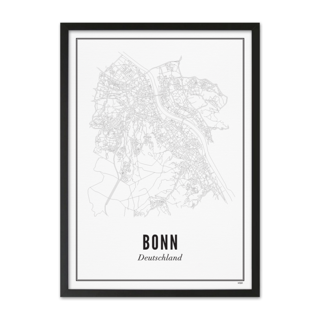 Poster von Bonn - Stadt | WIJCK.