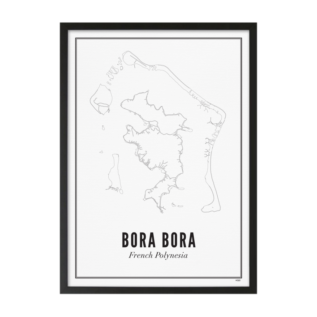 Poster von Bora Bora | WIJCK.