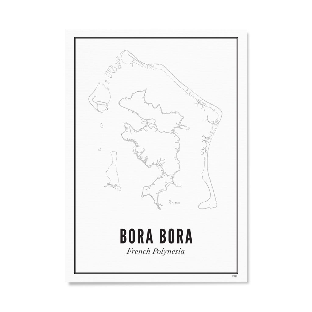 Poster von Bora Bora | WIJCK.