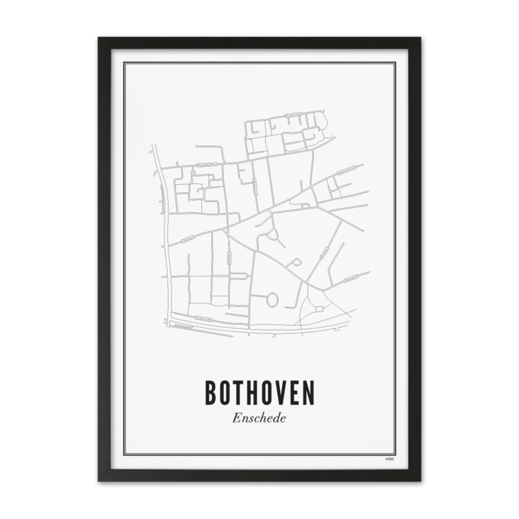 Poster von Enschede - Bothoven | WIJCK.