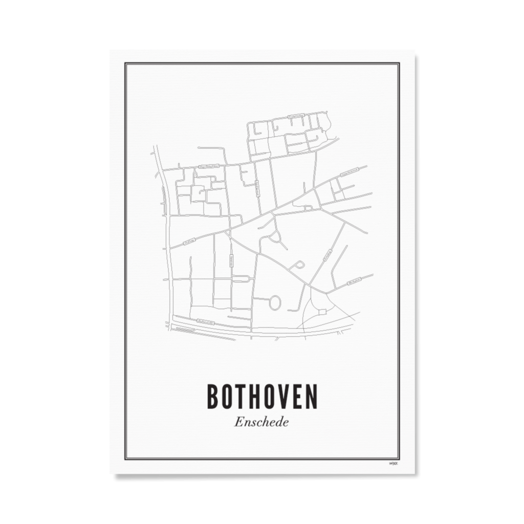 Poster von Enschede - Bothoven | WIJCK.
