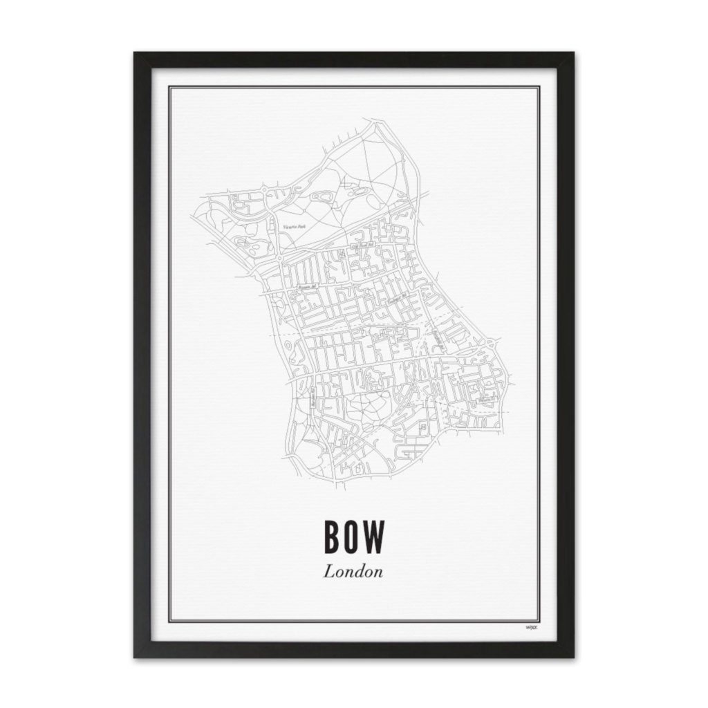 Poster van Londen - Bow | WIJCK. 