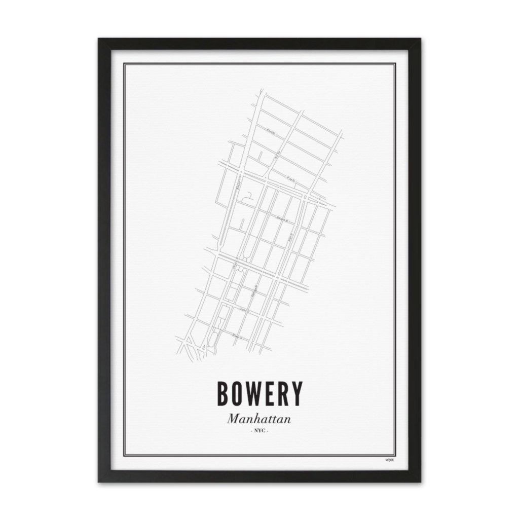 Poster von New York - Bowery | WIJCK.