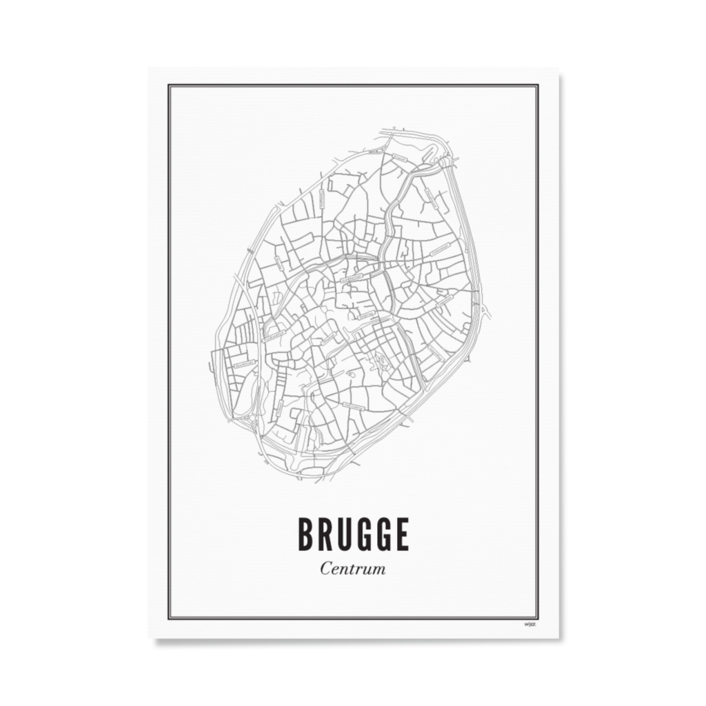 Poster of Bruges - Centre | WIJCK.