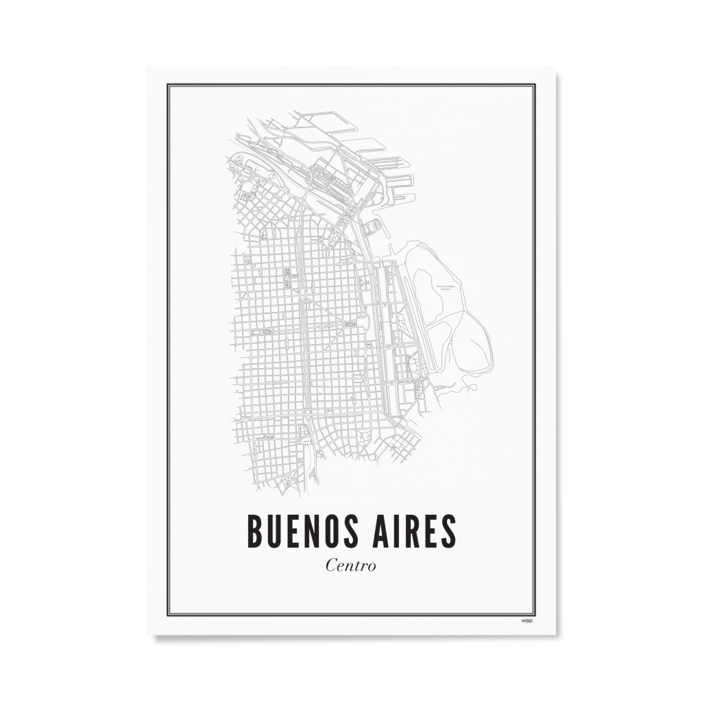 Poster von Buenos Aires -Zentrum | WIJCK.