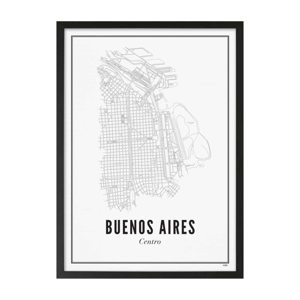 Poster von Buenos Aires -Zentrum | WIJCK.