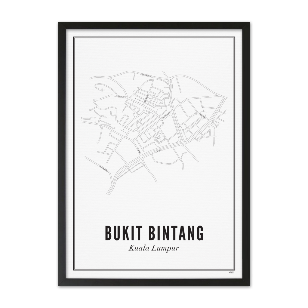Poster von Kuala Lumpur - Bukit Bintang | WIJCK.