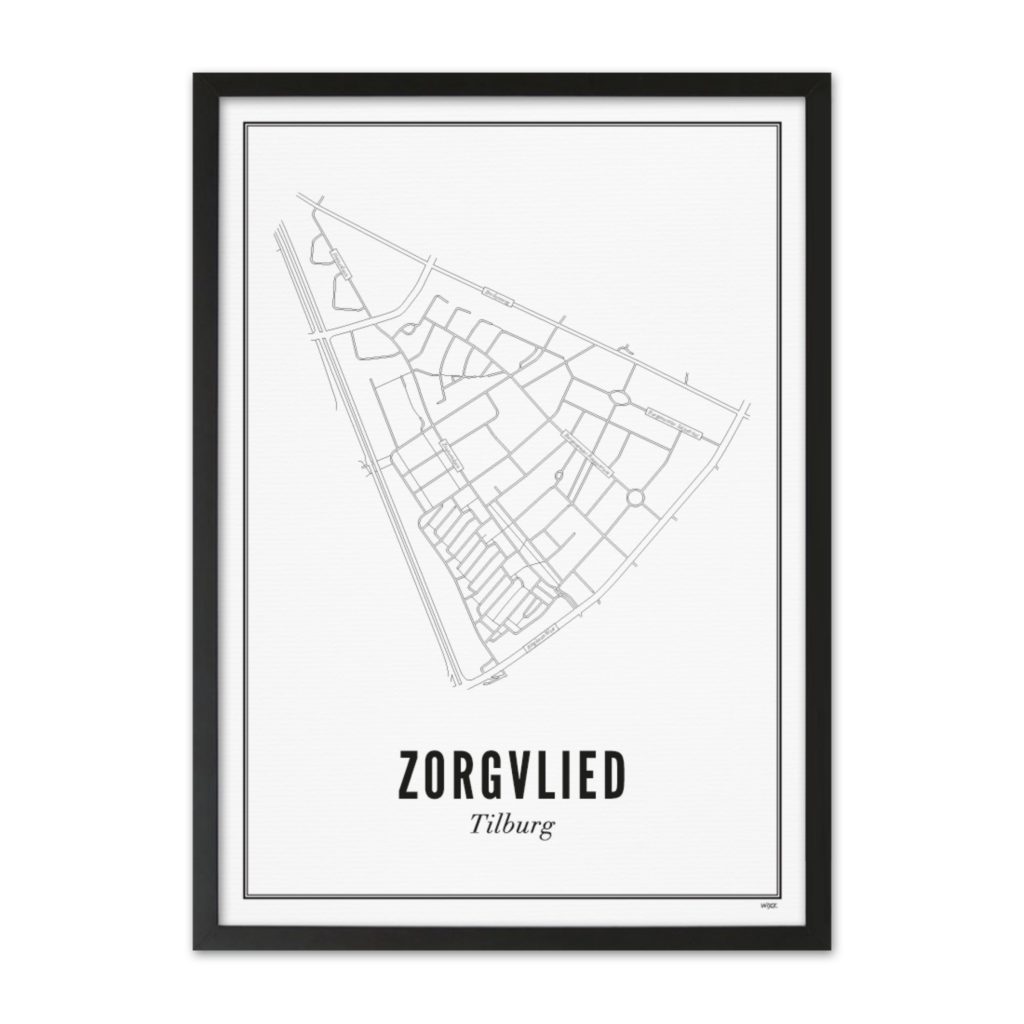 Poster von Tilburg - Zorgvlied | WIJCK.