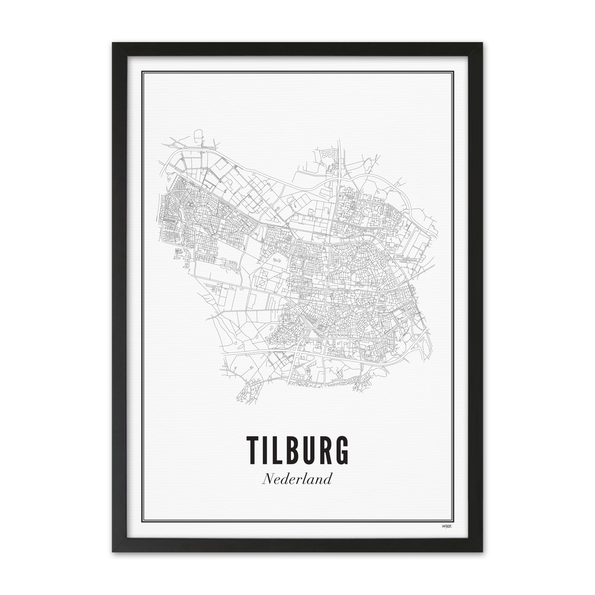 Poster of Tilburg - City | WIJCK.