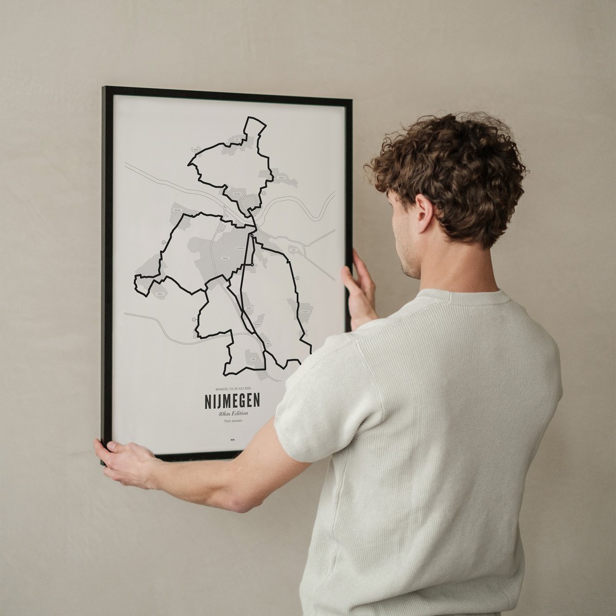 Poster van Nijmegen - 4Daagse - 40km | WIJCK. 