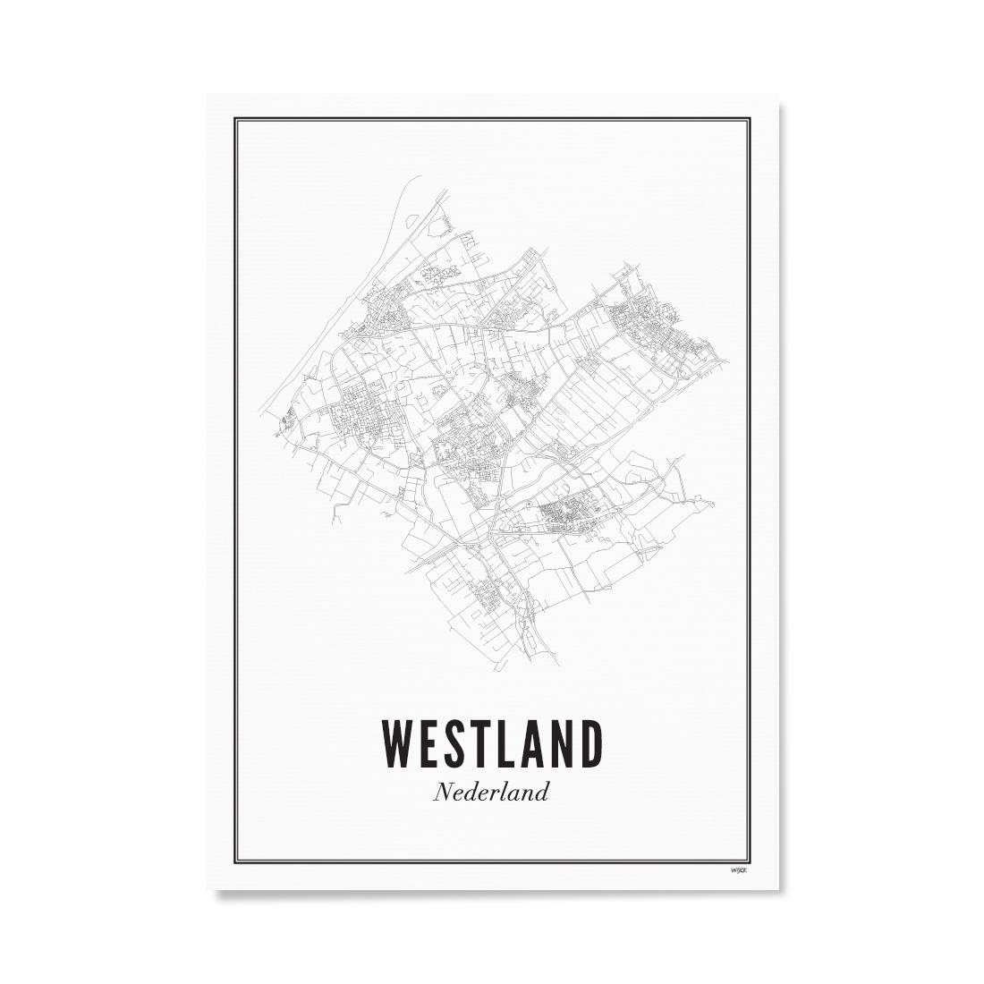 Poster van Westland - City | WIJCK. 