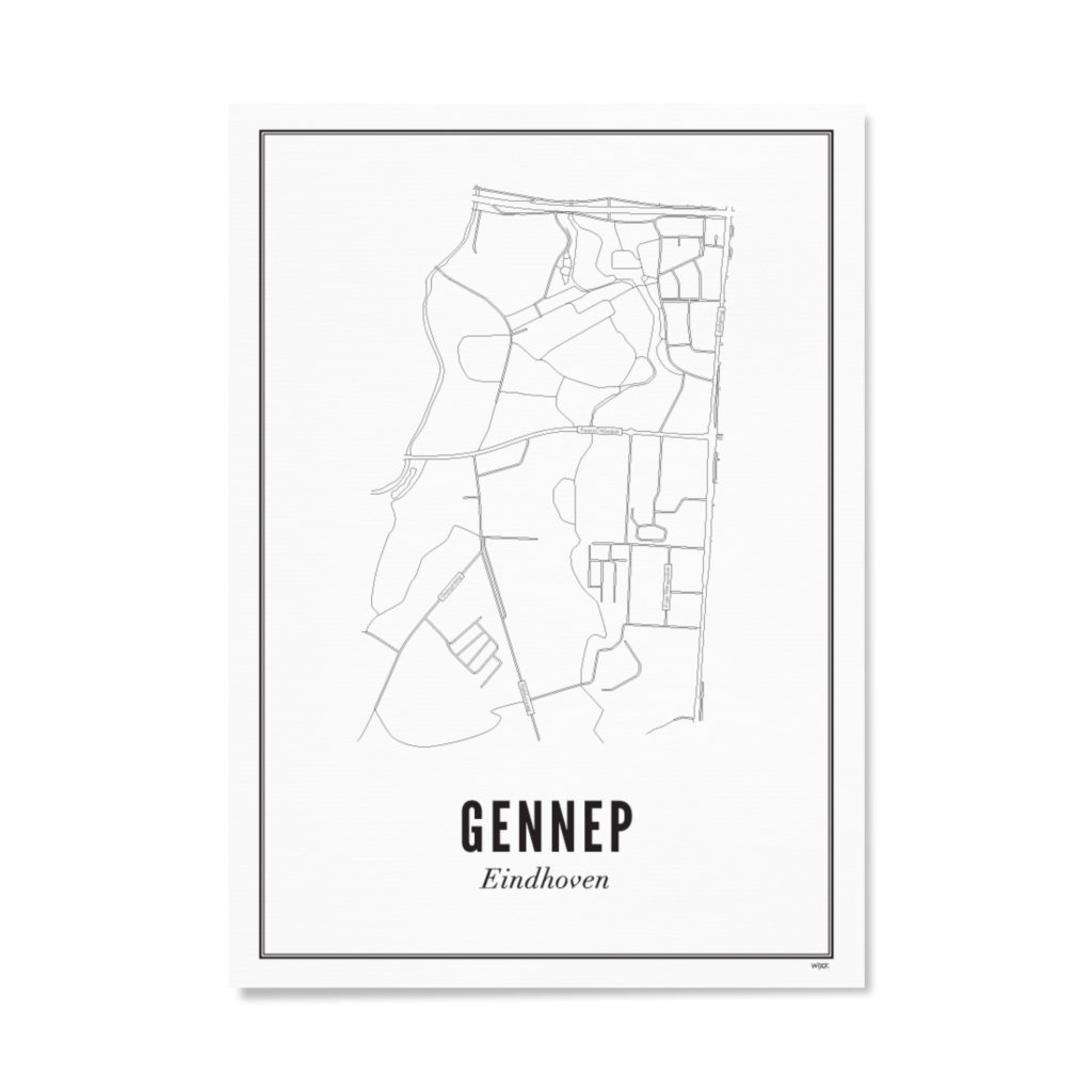 Poster of Eindhoven - Gennep | WIJCK.