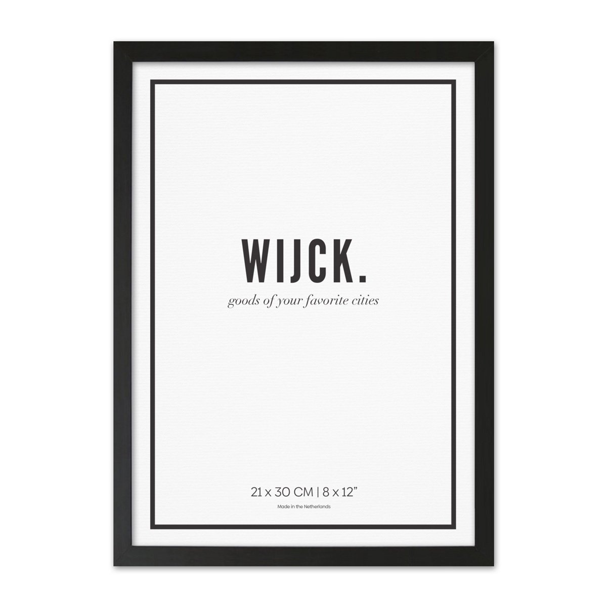 A4 lijst zwart eiken | WIJCK.