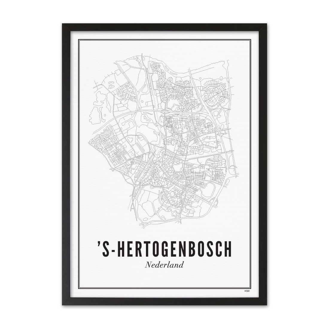 Poster of 's Hertogenbosch - City | WIJCK.
