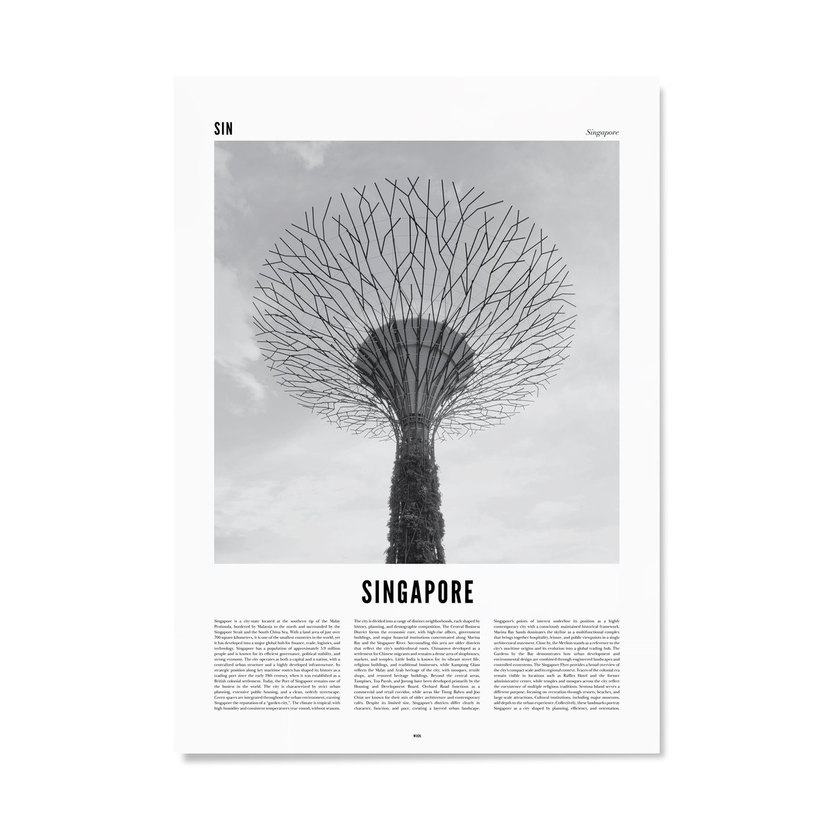 Affiches de Singapore | WIJCK.