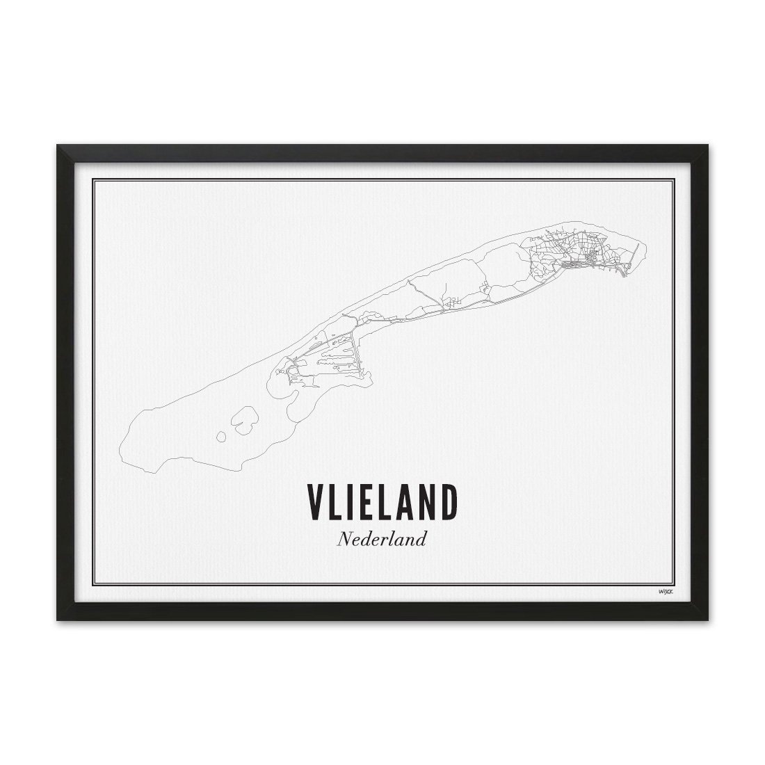 Poster of Vlieland - City | WIJCK.