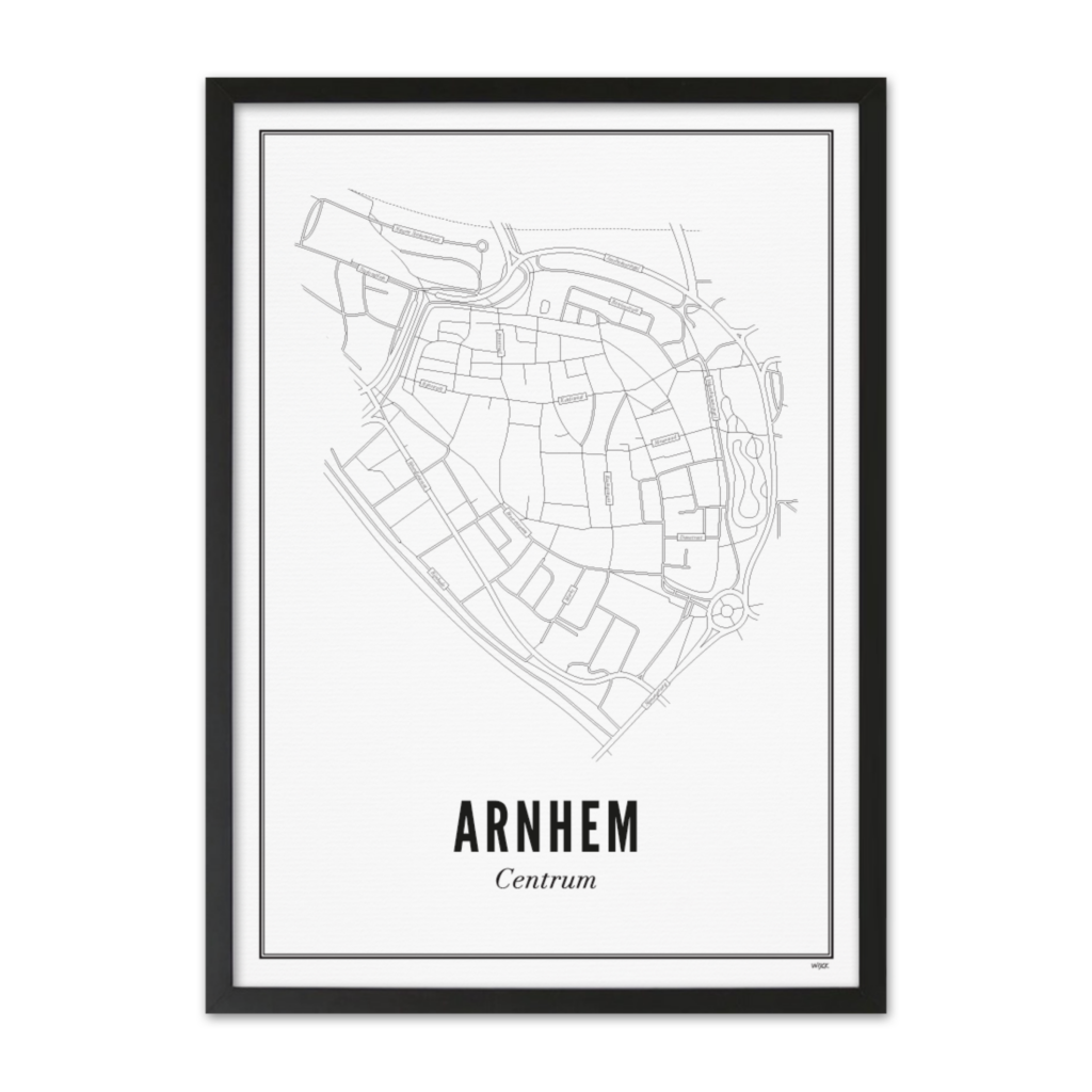 Poster van Arnhem - Centrum | WIJCK. 