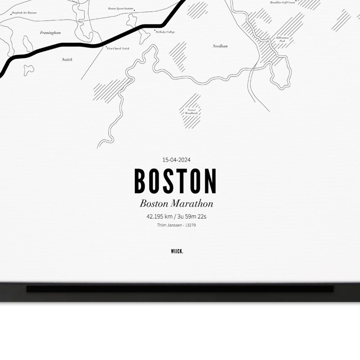 Affiches de Marathon Boston 2024 | WIJCK.