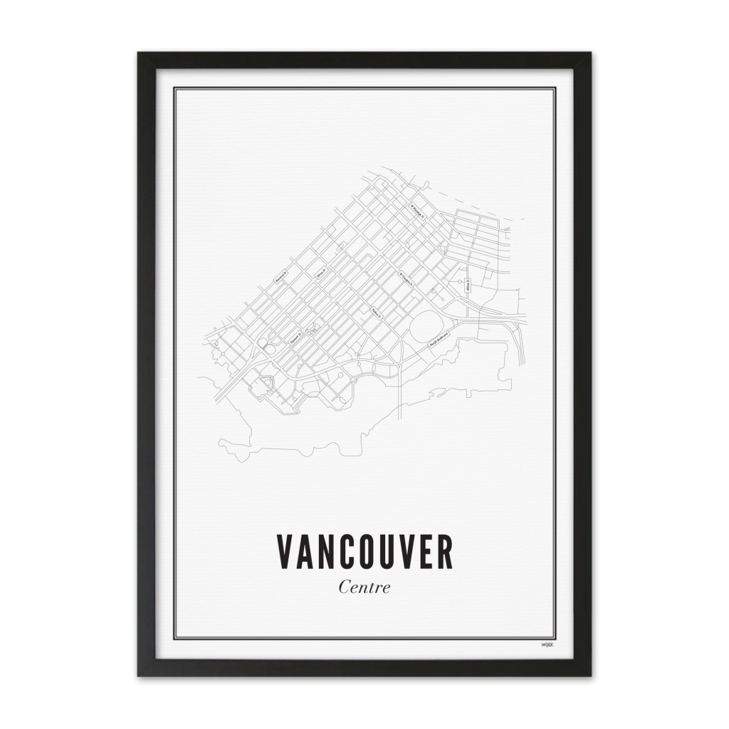 Poster van Vancouver - Centrum | WIJCK. 
