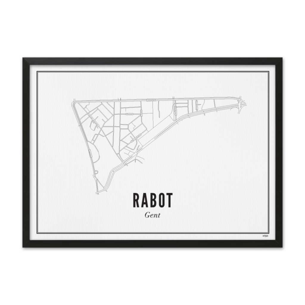 Poster von Ghent - Rabot | WIJCK.