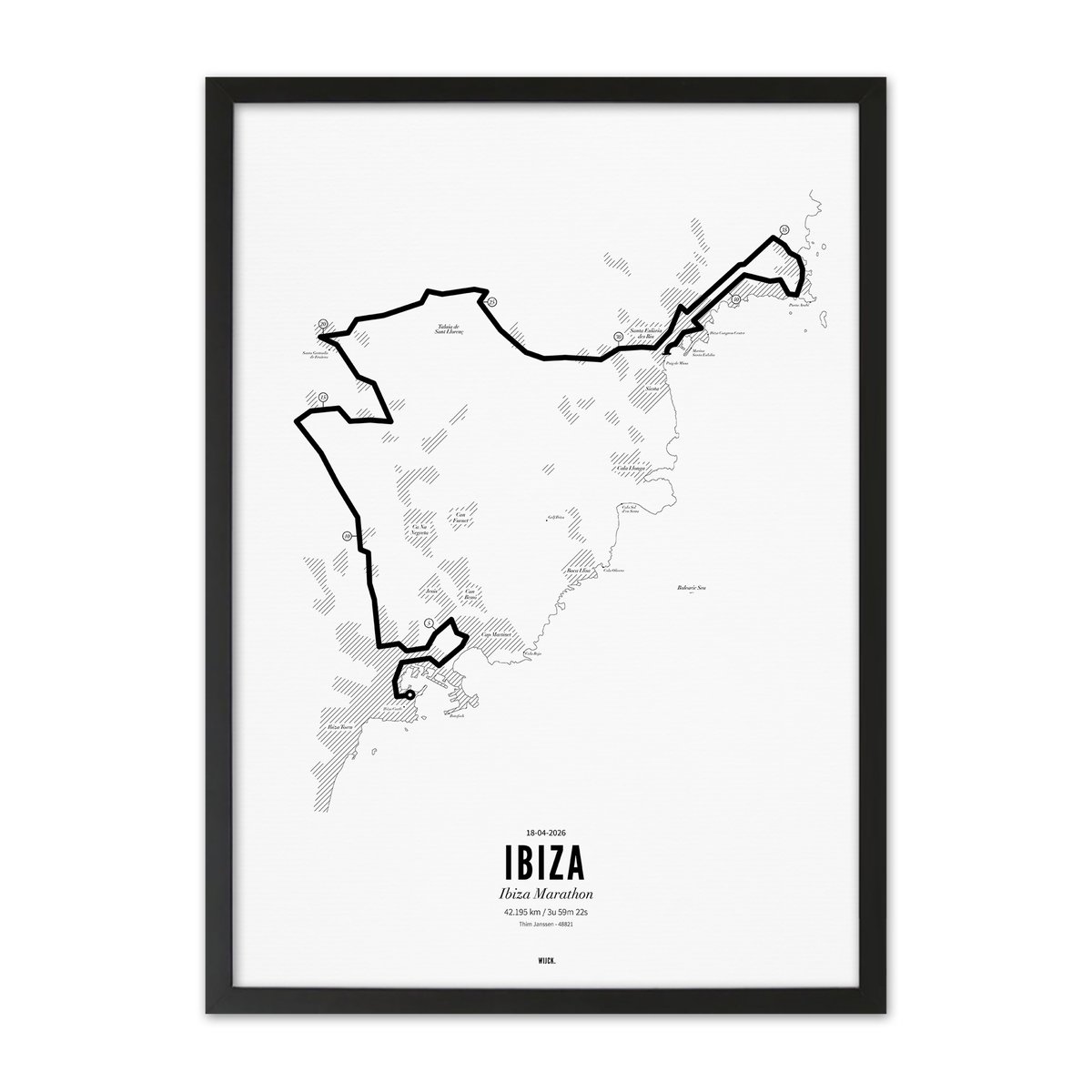 Poster von Marathon Ibiza 2026 | WIJCK.