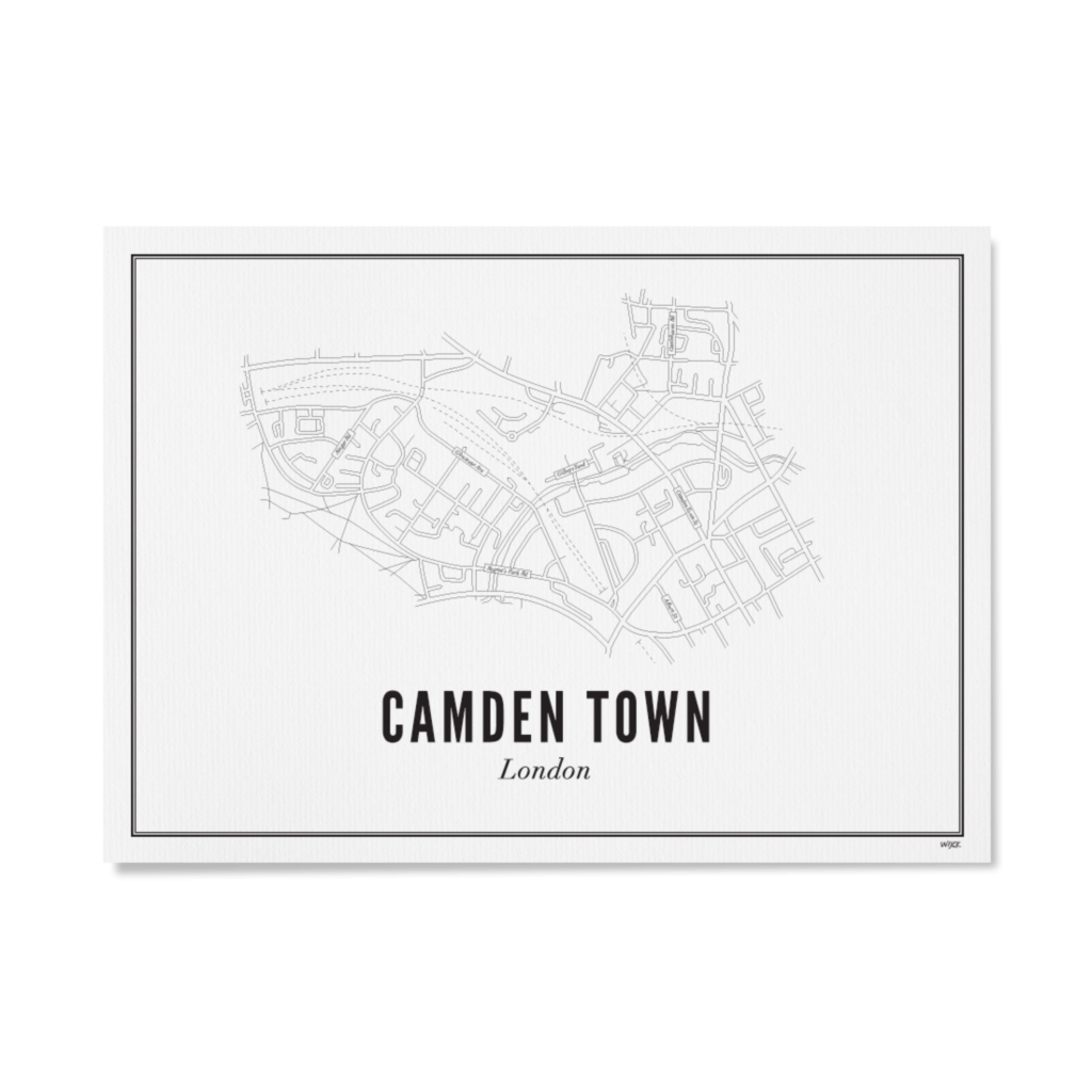 Affiches de Londres - Camden Town | WIJCK.