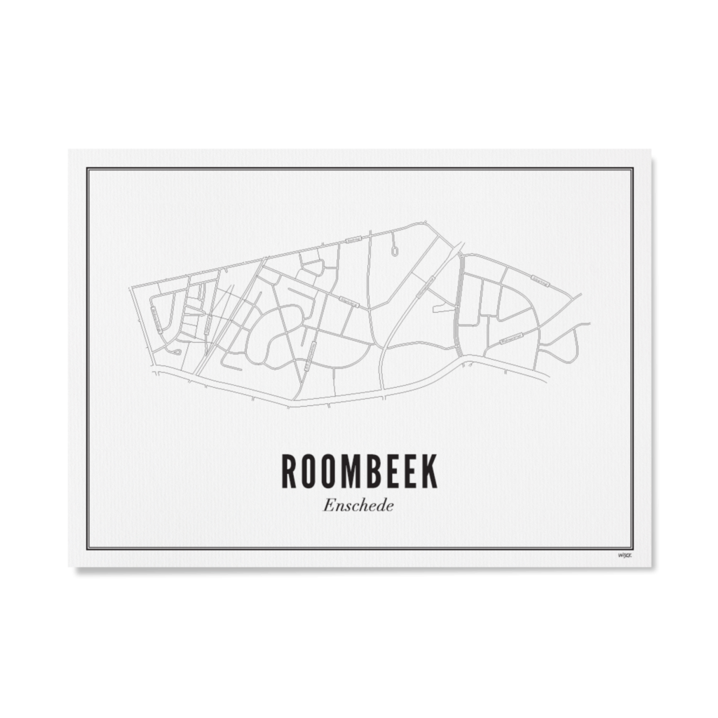 Poster of Enschede - Roombeek | WIJCK.