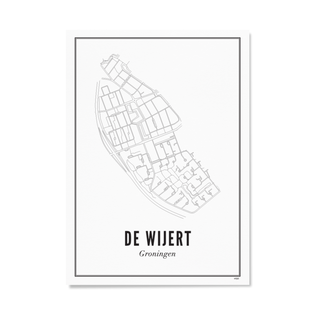 Poster van Groningen - De Wijert | WIJCK. 