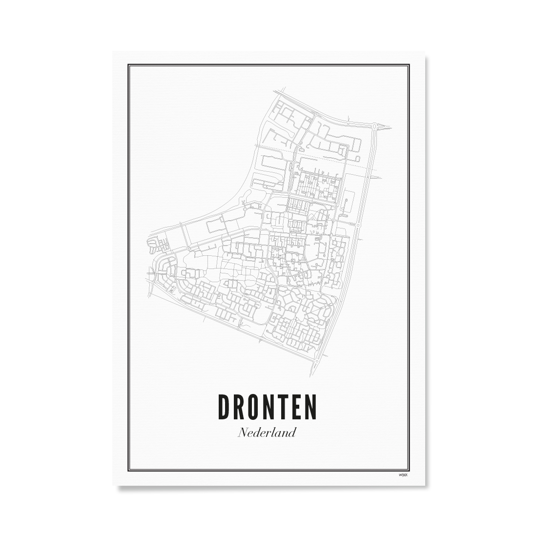 Poster van Dronten-Stad | WIJCK. 
