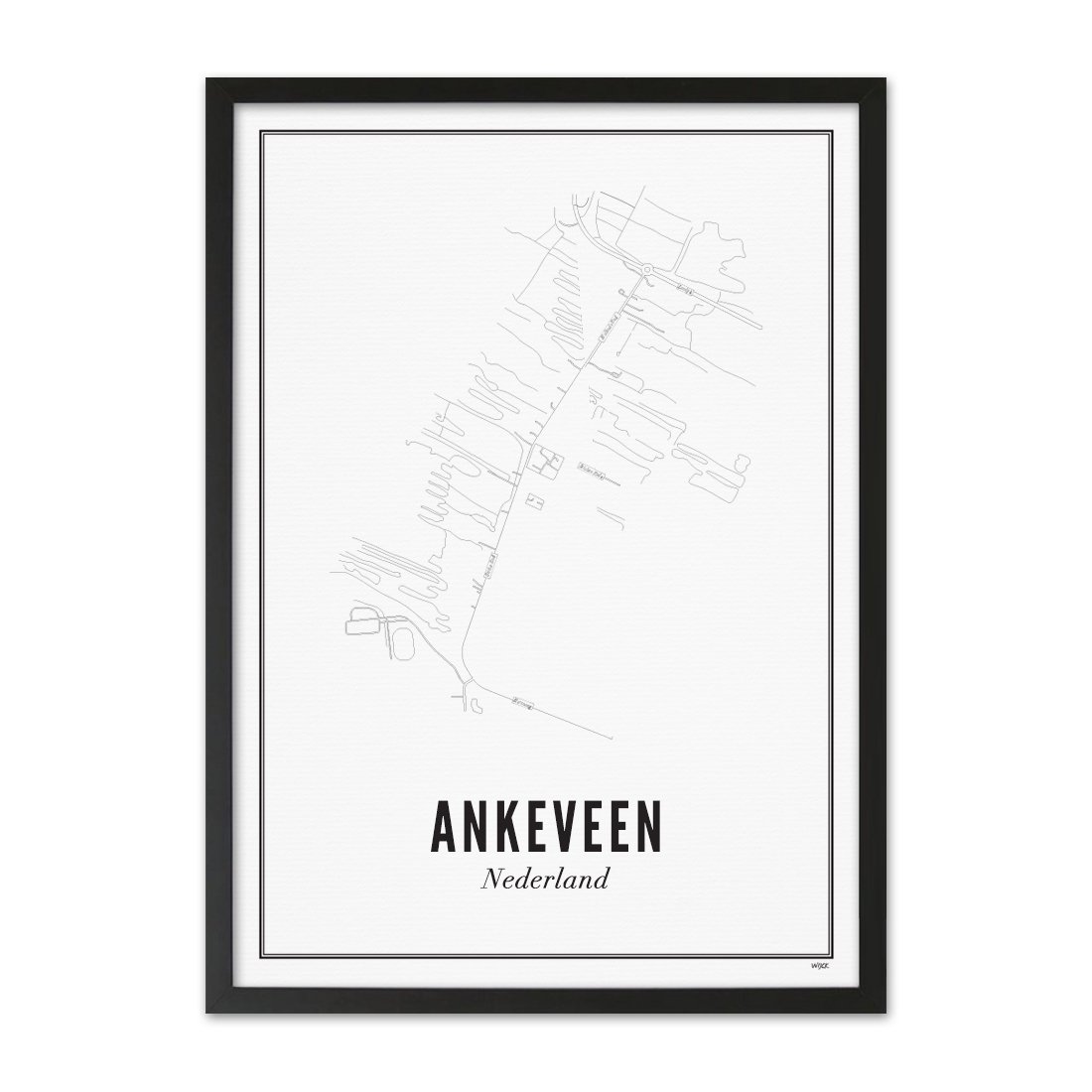 Poster of Ankeveen - Stad | WIJCK.