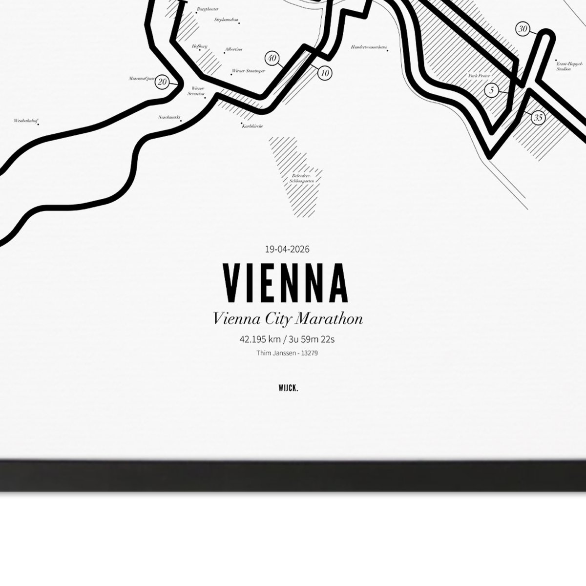 Poster van Marathon Vienna 2026 | WIJCK. 