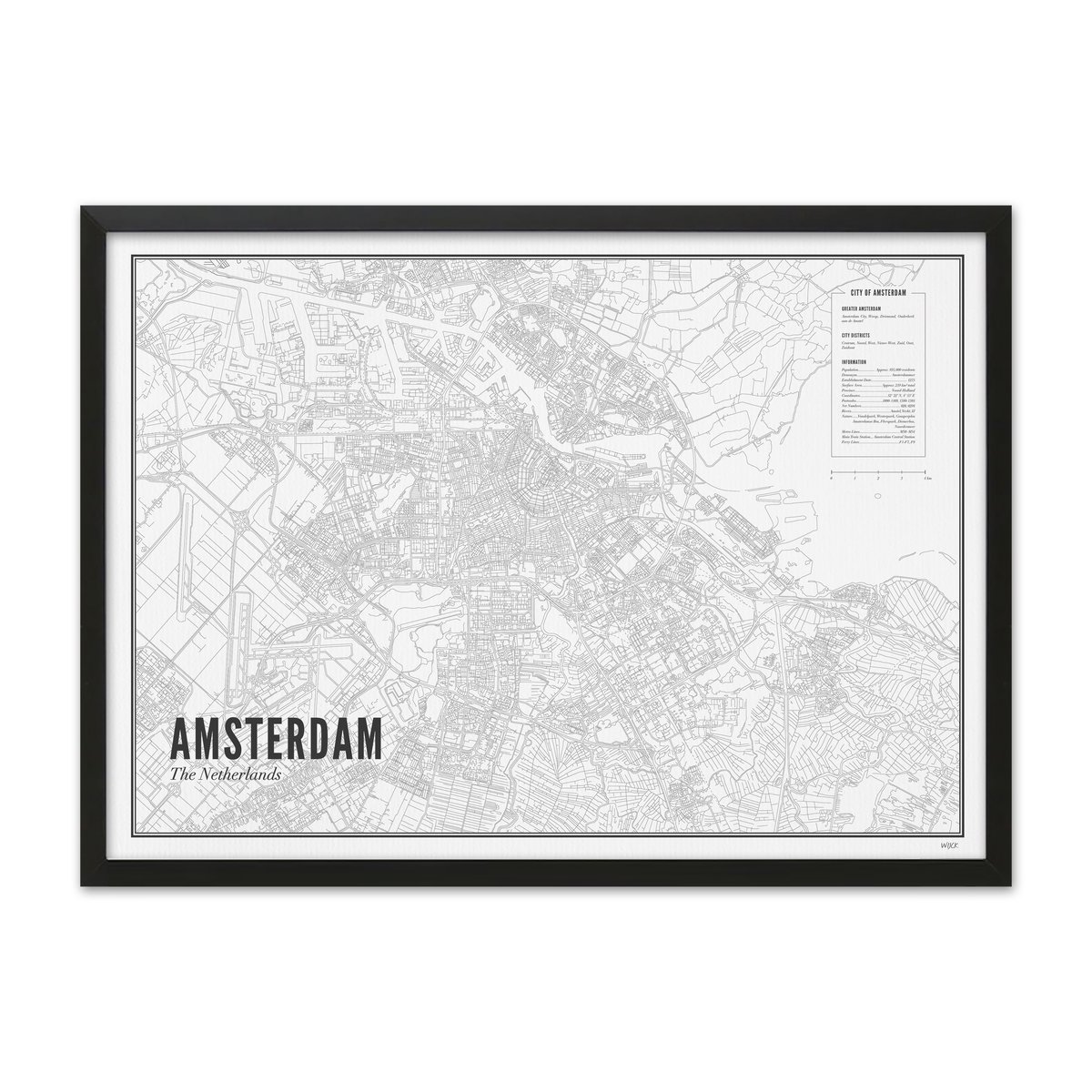 Poster of Amsterdam | WIJCK.