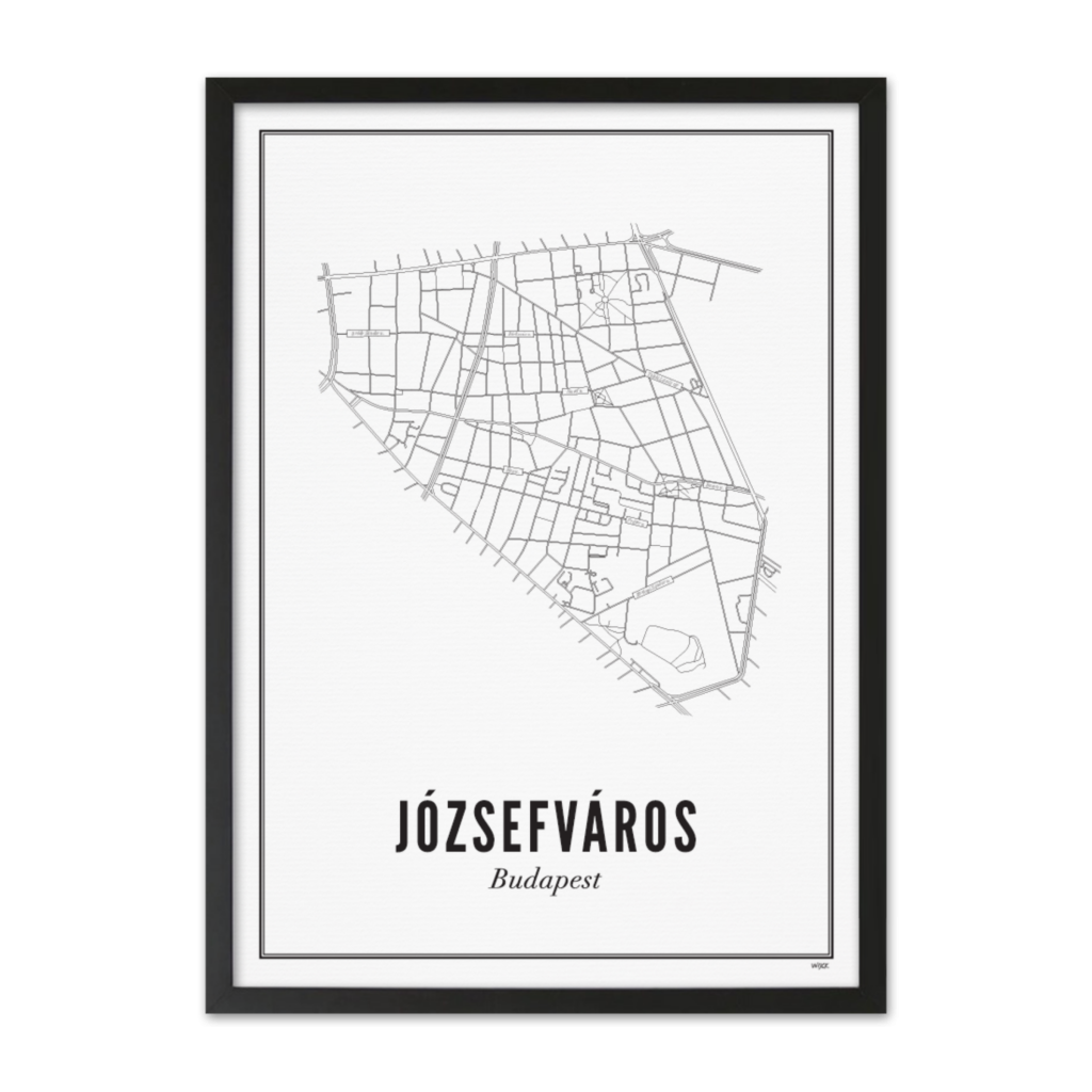 Affiches de Budapest - Józsefváros | WIJCK.