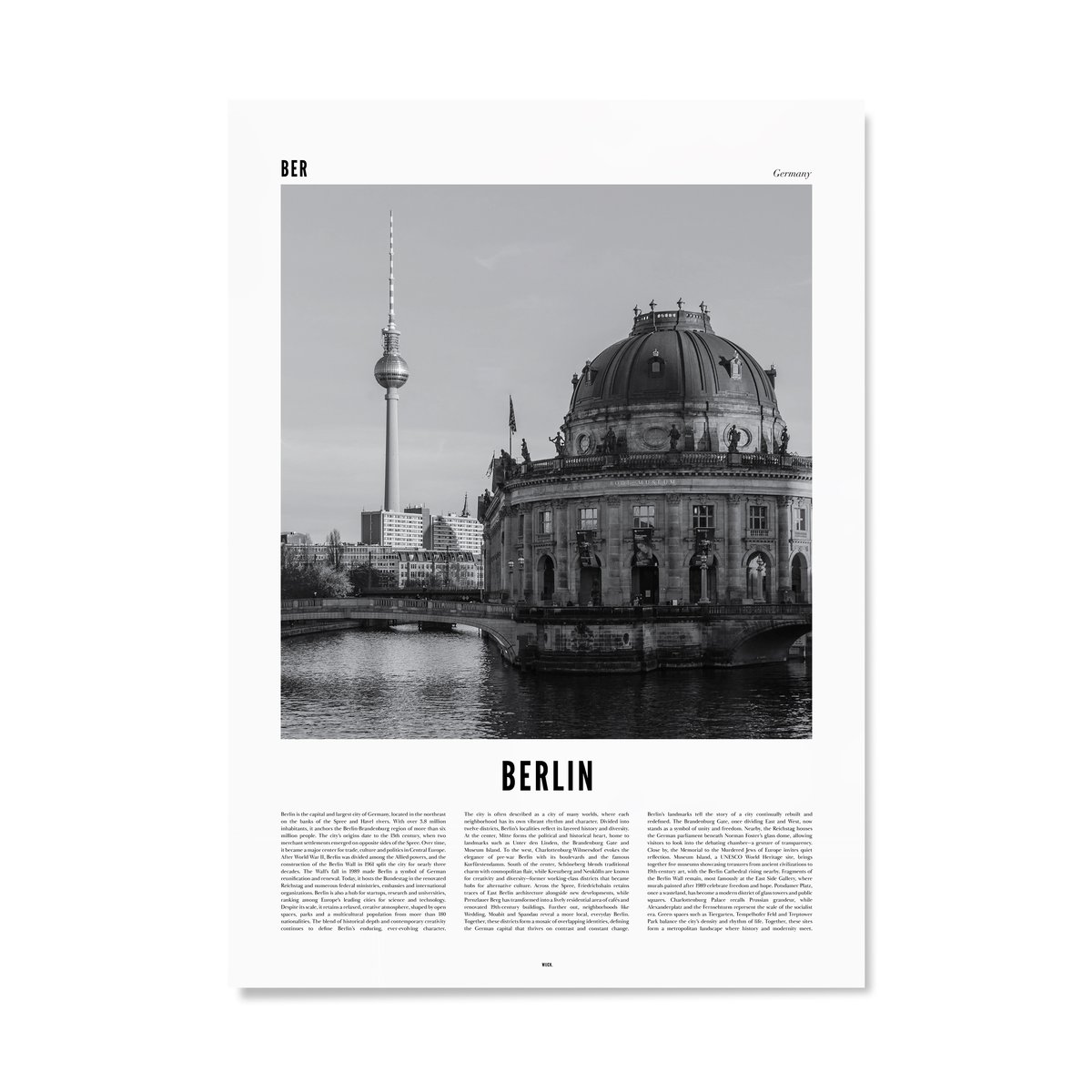 Affiches de berlin | WIJCK.