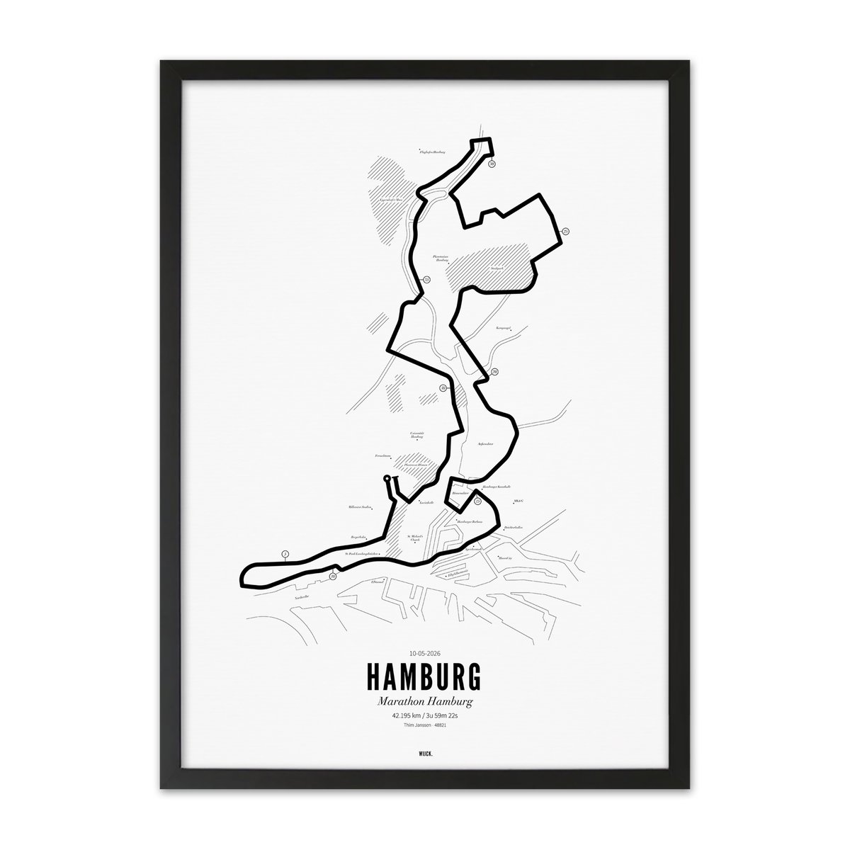 Poster of Marathon Hamburg 2026 | WIJCK.