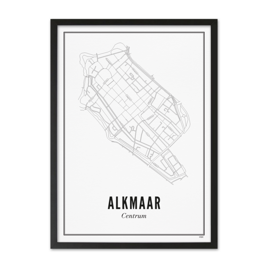 Poster von Alkmaar - Zentrum | WIJCK.