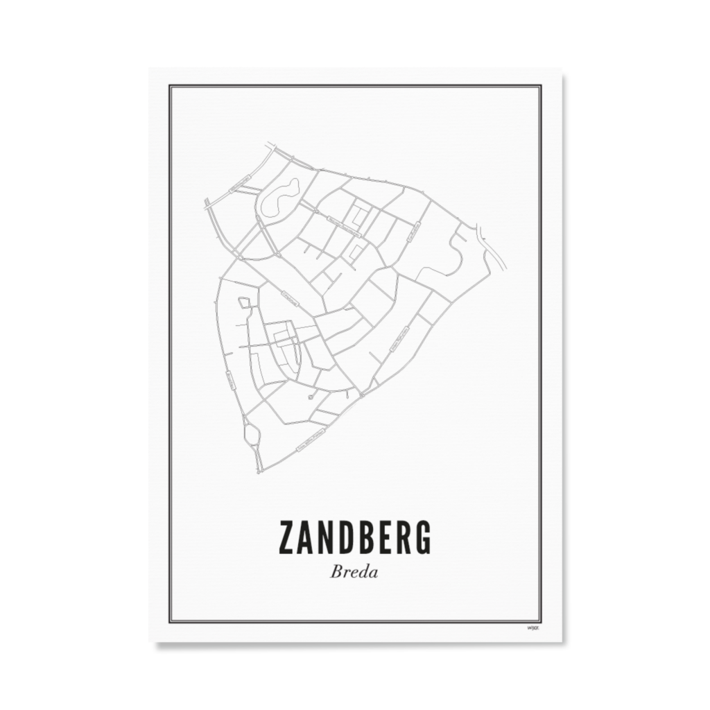 Poster van Breda - Zandberg | WIJCK. 