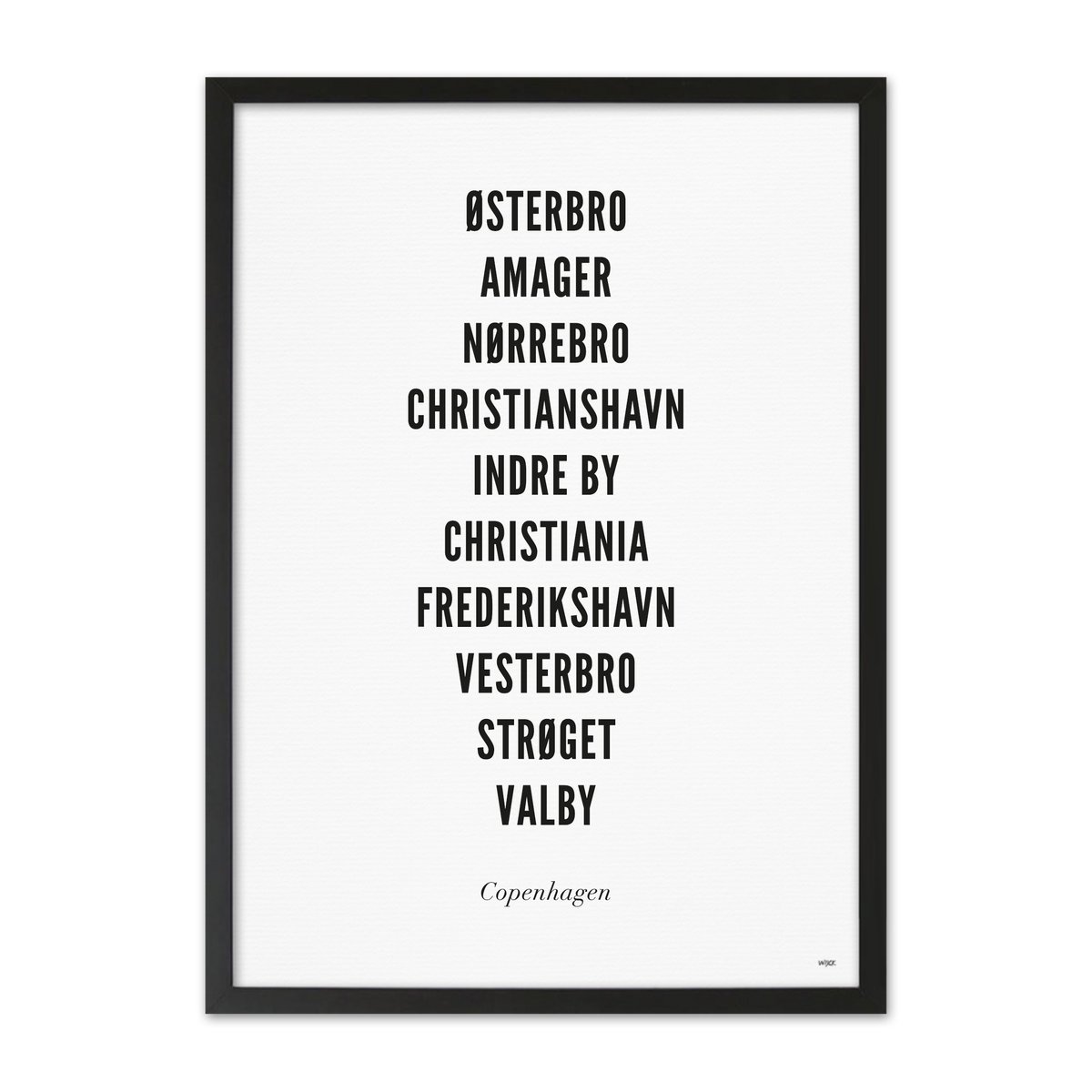 Poster of Copenhagen - City | WIJCK.