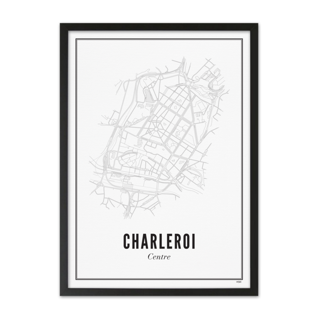 Poster von Charleroi - Zentrum | WIJCK.