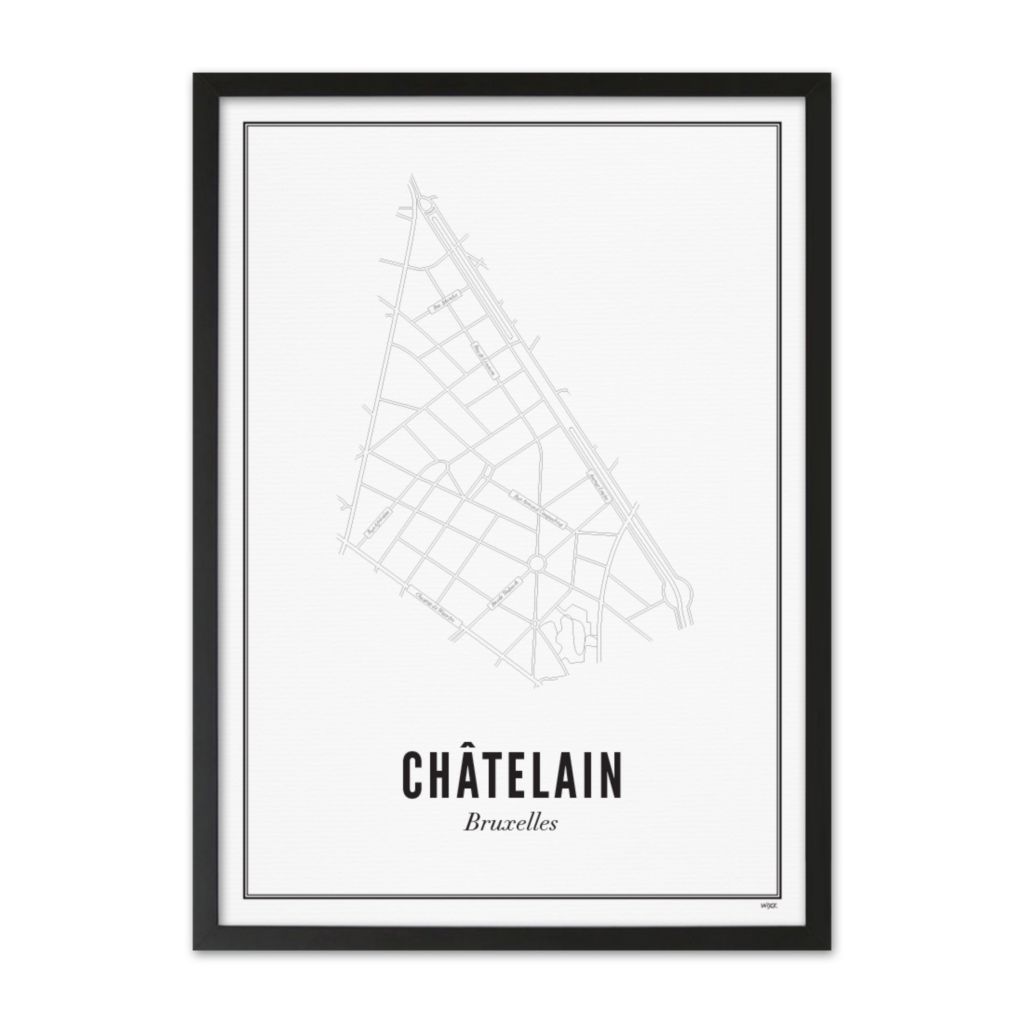 Poster of Brussels - Chatelain | WIJCK.