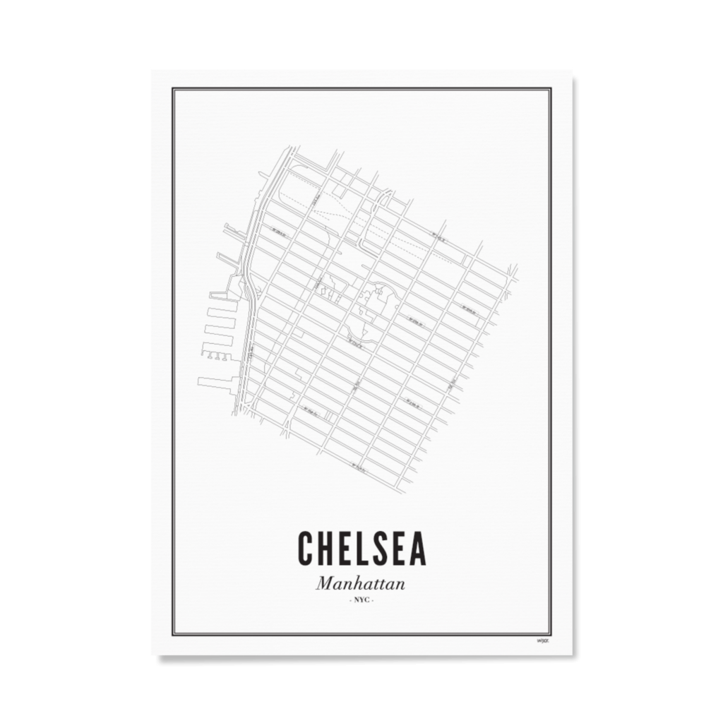 Poster van Chelsea - New York | WIJCK. 