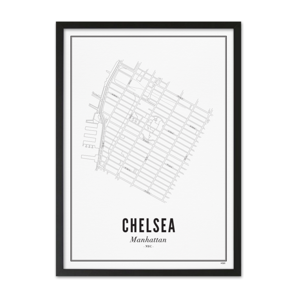 Poster van Chelsea - New York | WIJCK. 
