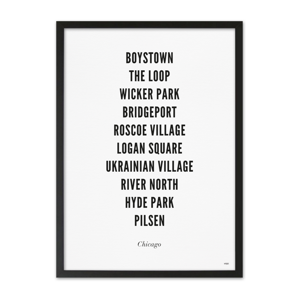 Poster van Chicago - Stad | WIJCK. 