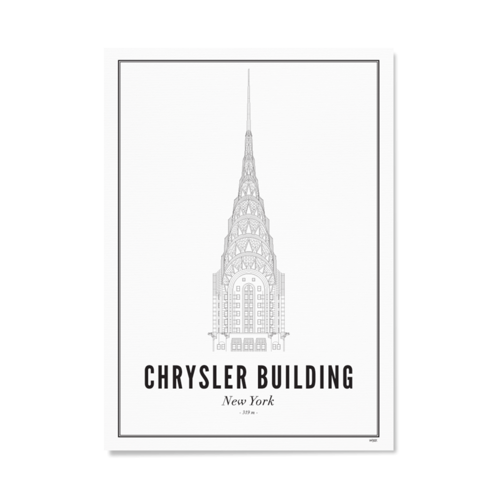 Poster van Chrysler Building - New York | WIJCK. 