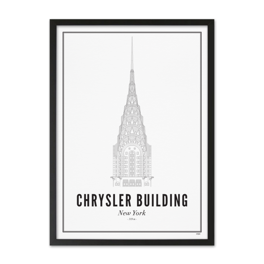 Poster van Chrysler Building - New York | WIJCK. 